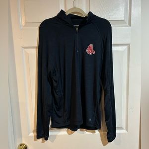 Men’s Boston Red Sox Quarter Zip Dry Fit